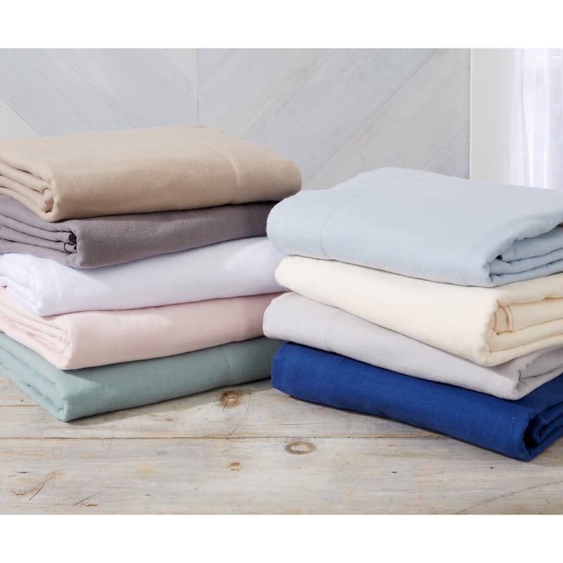 Home Fashion Designs Nordic Collection Extra Soft 100 Cotton Flannel Deep Pocket Bed Sheet Set