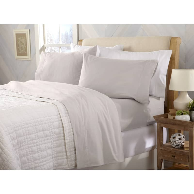 Home Fashion Designs Nordic Collection Extra Soft 100 Cotton Flannel Deep Pocket Bed Sheet Set