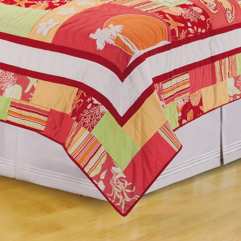 Tropical Paradise Quilt (Shams Available Separately)