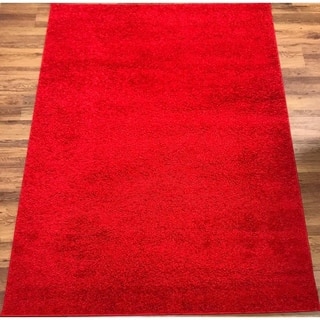 Red Rugs Area For Less Antep Rugs Star Gy Collection Sts2 Cozy Red Solid Area Rug 8 X