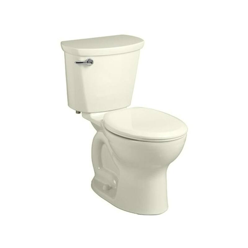 American Standard Cadet PRO Round Front Two-Piece Toilet, 1.28 GPF 215BA.104.222 Linen