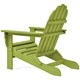 Nelson Recycled Plastic Folding Adirondack Chair by Havenside Home - Thumbnail 37