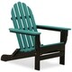 Nelson Recycled Plastic Folding Adirondack Chair by Havenside Home - Thumbnail 3
