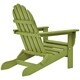 Nelson Recycled Plastic Folding Adirondack Chair by Havenside Home - Thumbnail 36