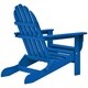 Nelson Recycled Plastic Folding Adirondack Chair by Havenside Home - Thumbnail 44