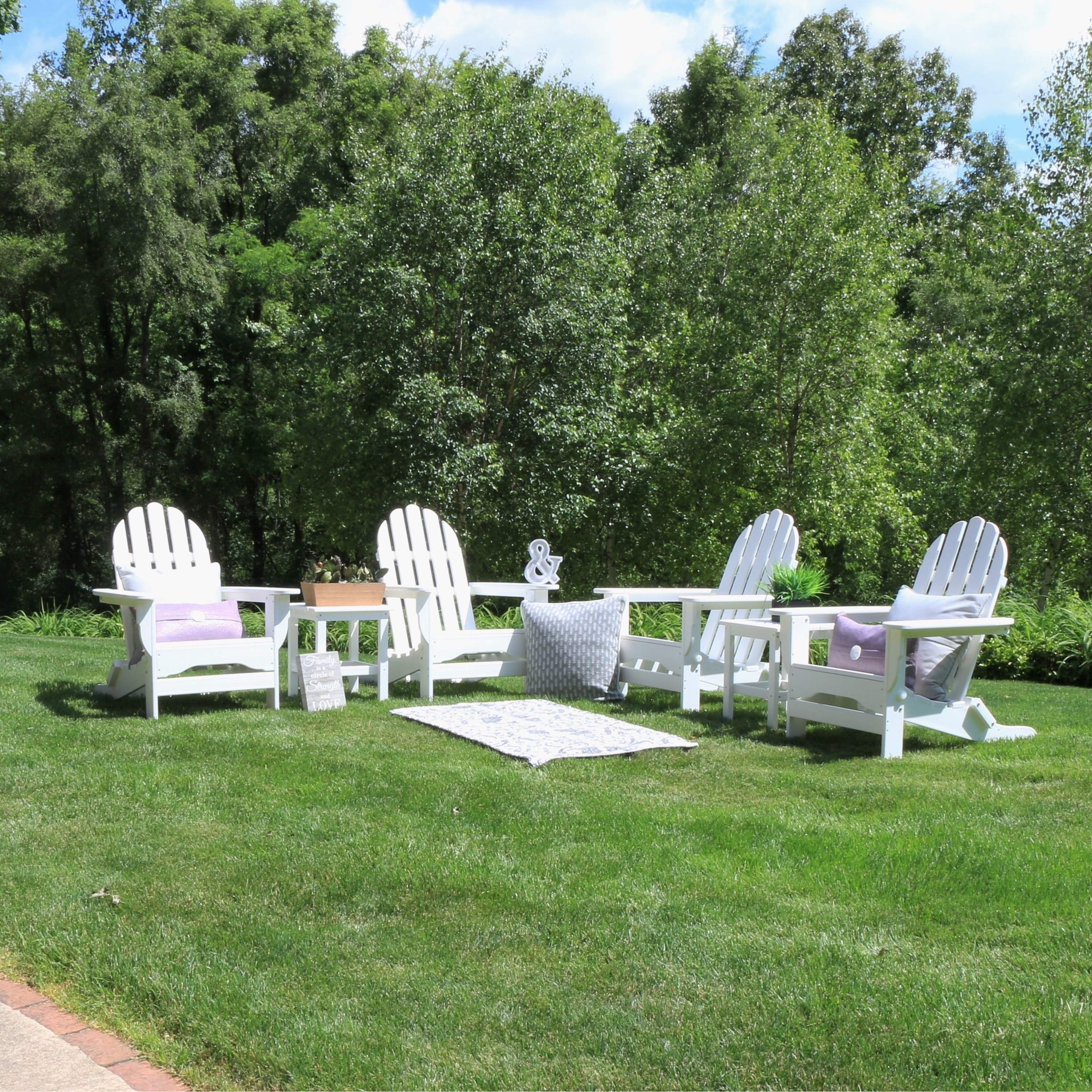 6 adirondack chairs