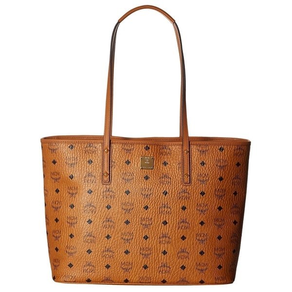 Mcm Anya Per Top Zip Cognactote Bag Free Shipping