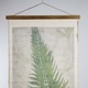 preview thumbnail 5 of 4, American Art Decor Fern Leaf Wall Scroll Tapestry with Rope