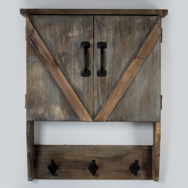 American Art Decor Farmhouse Wall Hanging Storage Cabinet American Art Decor Farmhouse Wall Hanging Storage Cabinet