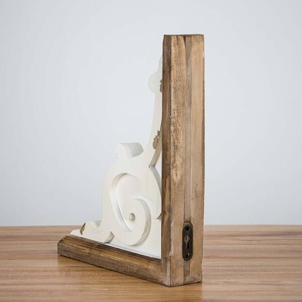 Shop American Art Decor Wooden Corbels Shelf Brackets Brown