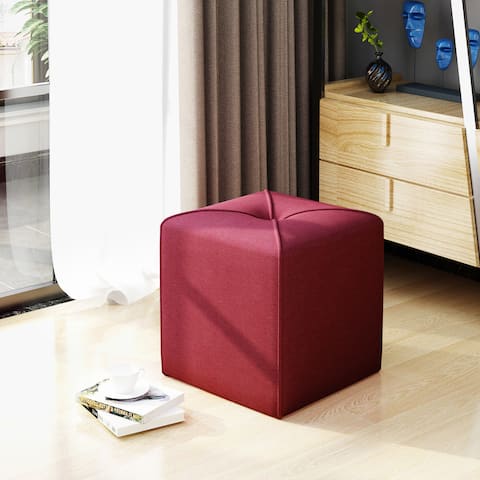 Kenyon Fabric Square Ottoman by Christopher Knight Home
