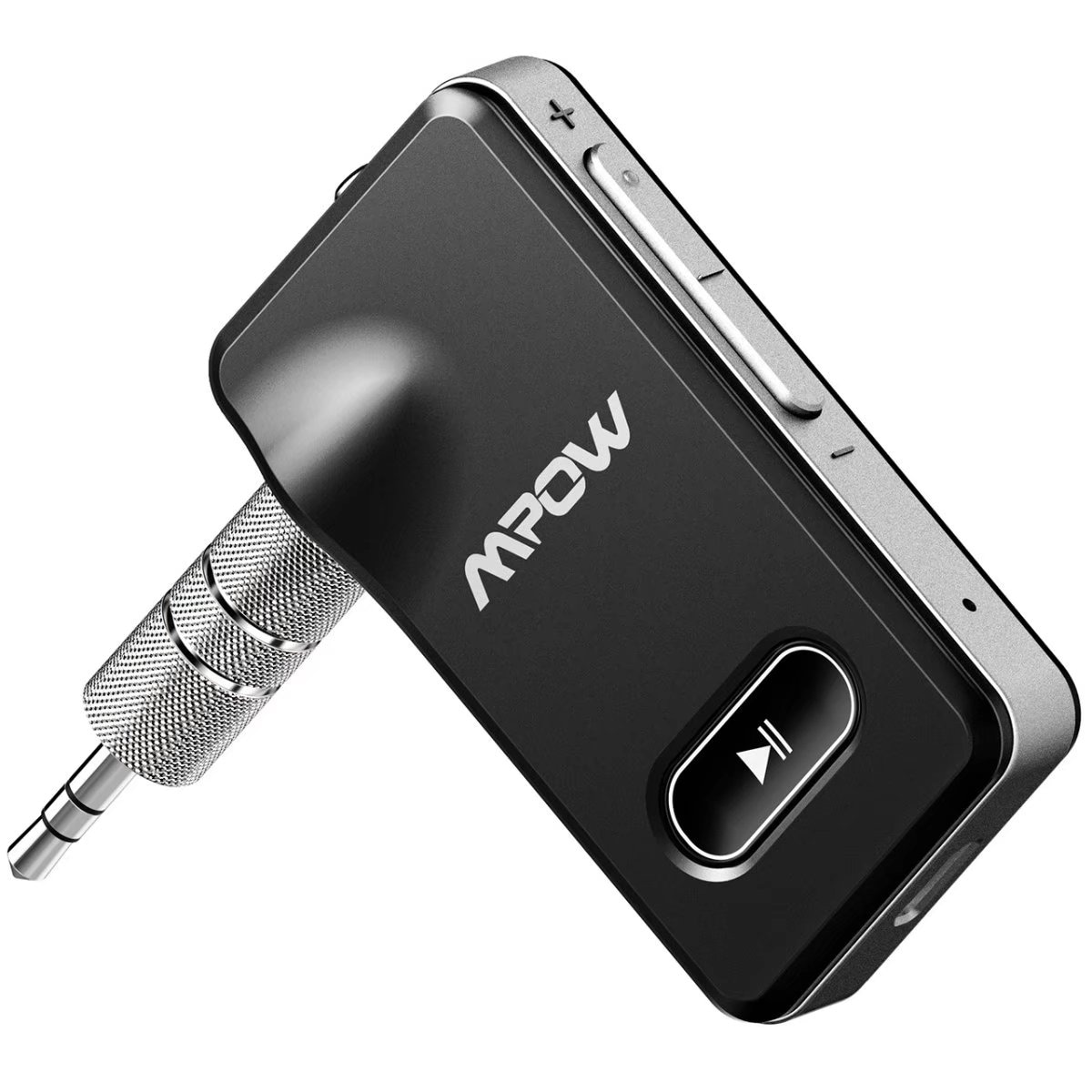 Wireless Bluetooth4.1 Bullet 3.5mm Car Aux Music Receiver Audio Adapter Black