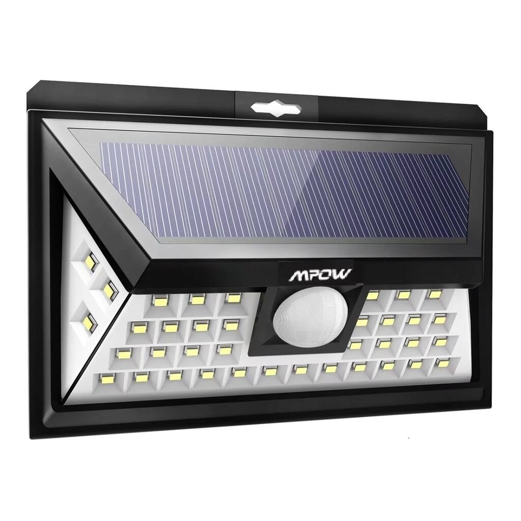 Mpow 40 LED Motion Sensor Solar Light Bright Wall Light Large Solar Panel Outdoor Light