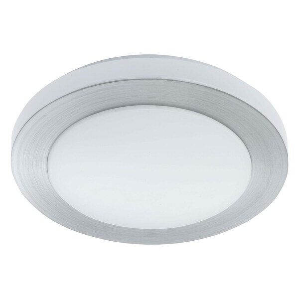 Shop Eglo Carpie 1 Led Ceiling Light With Brushed Aluminum Finish