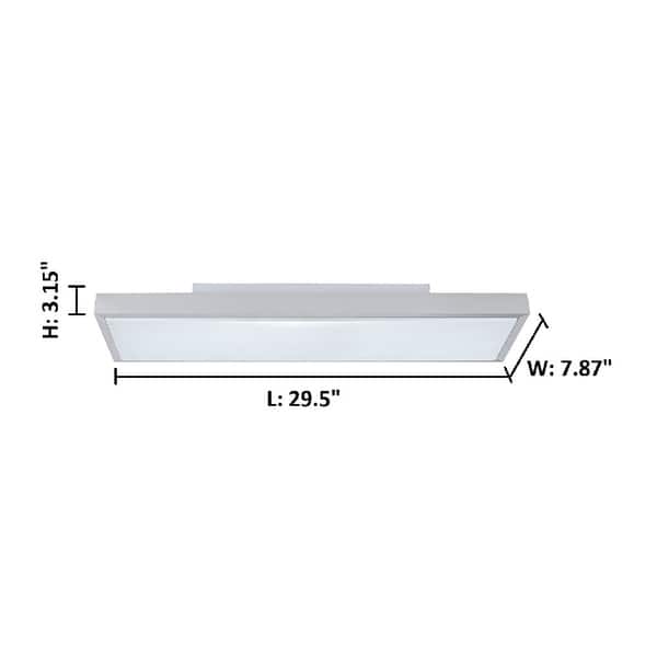 Eglo Idun LED Ceiling Light with Brushed Aluminum Finish and White  Plastic Shade Bed Bath  Beyond 20056237