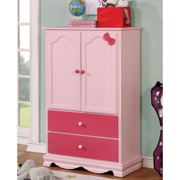 pink kids dressers