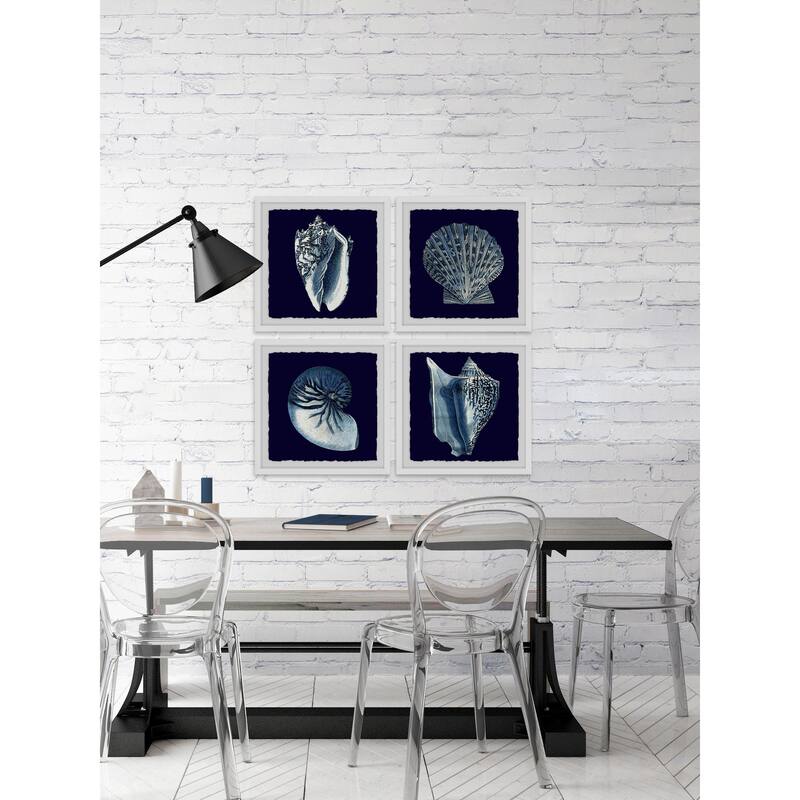 Marmont Hill - Handmade All About Shells Quadriptych - Multi-Color