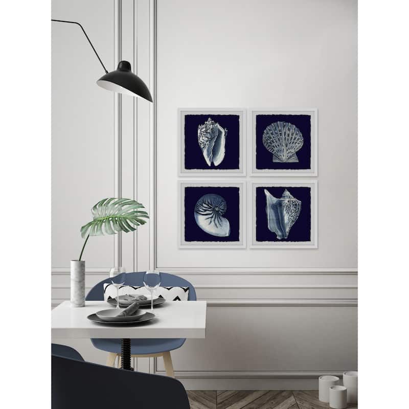 Marmont Hill - Handmade All About Shells Quadriptych - Multi-Color