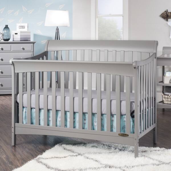 Shop Ashton 4 In 1 Convertible Crib Cool Gray Overstock 20057121