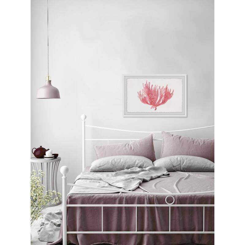 'Lone Coral' Framed Painting Print