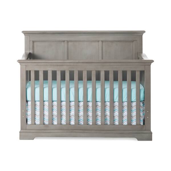 slide 2 of 4, Kelsey 4-in-1 Convertible Crib - Dapper Gray