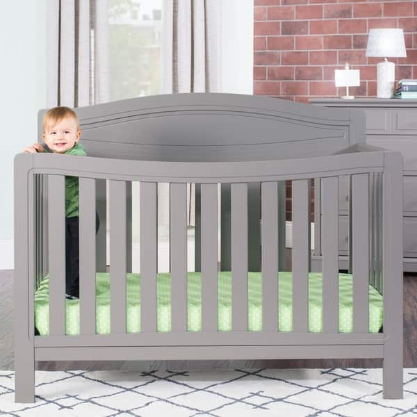 slide 2 of 6, Dresden 4-in-1 Convertible Crib - Cool Gray