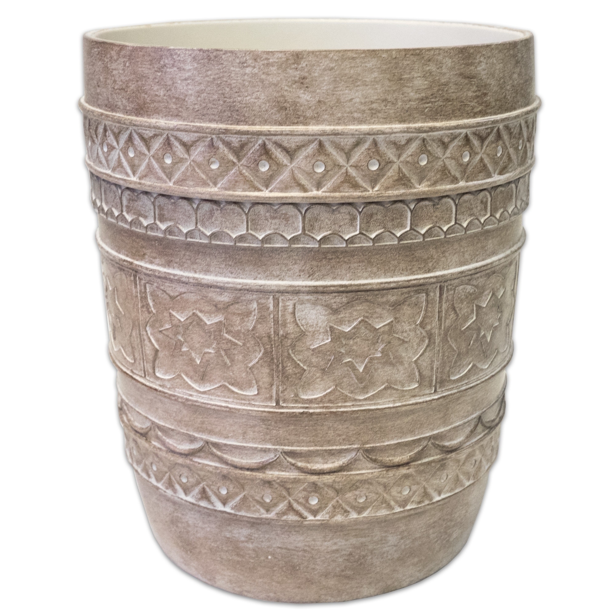 Calypso Sandstone Waste Basket 20058470 Calypso Sandstone Waste Basket