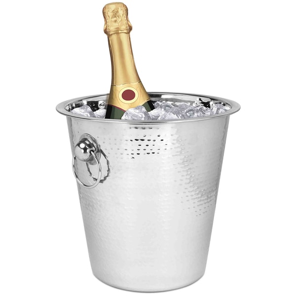 Set of 2 Ice Bucket Champagne Cooler Stainless Steel BBQ Bar Supply 2.8L 