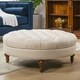 preview thumbnail 2 of 11, Lana Tufted Round Ottoman by Jennifer Taylor Home