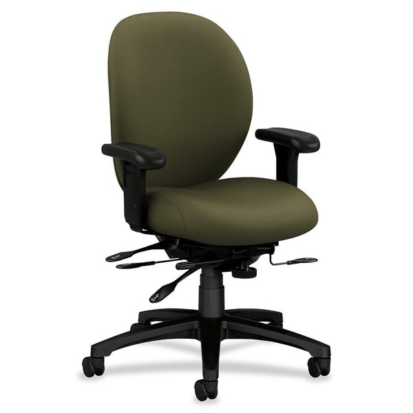 HON 7600 Series Mid-Back Chairs with Seat Glide