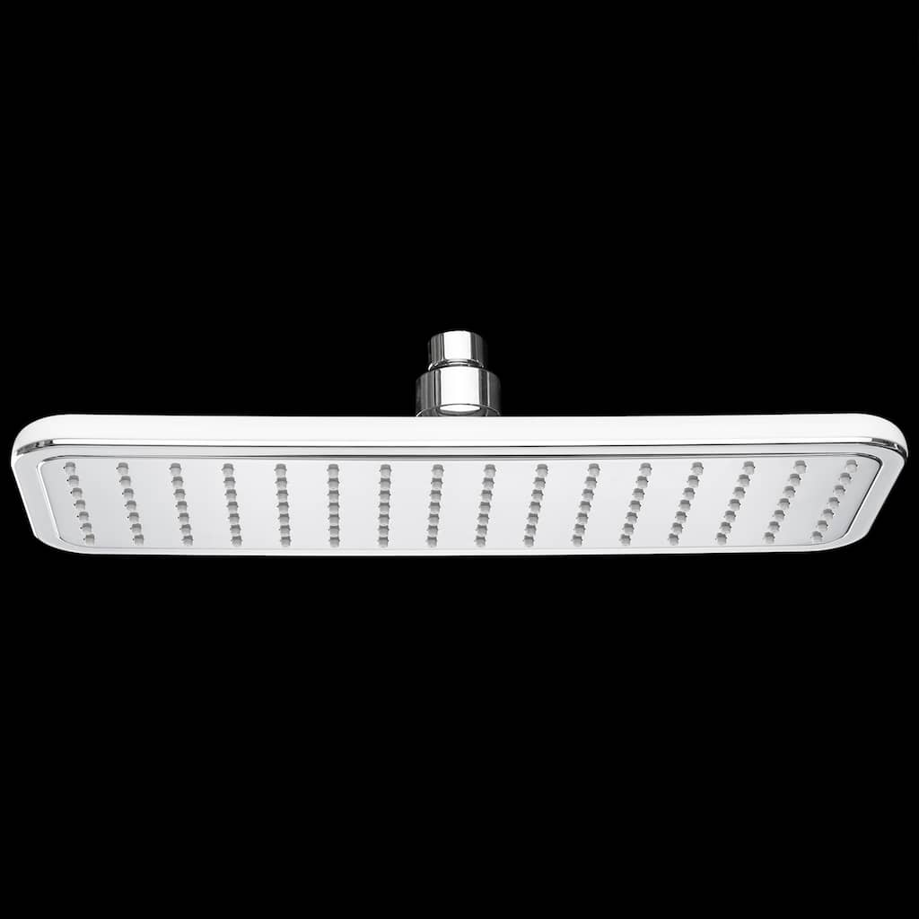 AKDY 13" Rainfall Shower Style Head High Efficiency Rectangle Flat White Water Saving