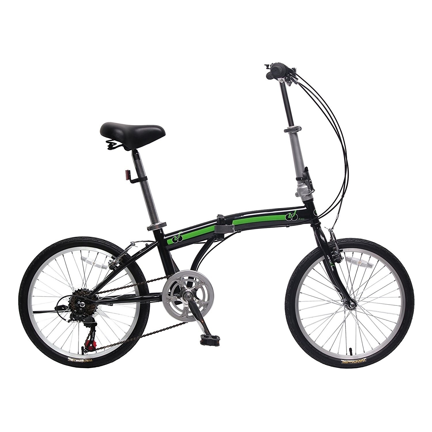 IDS Unyousual U Arc Folding City Bike Bicycle 6 Speed Steel