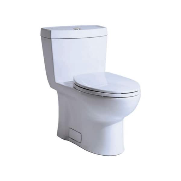 Niagara Stealth Single Flush Elongated OnePiece Toilet, 0.8 GPF White