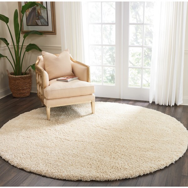 4 round rug unique loom nourison malibu cream solid shag round rug 4x27 round 4 shop 4 4 4 round rug unique loom nourison malibu cream solid shag round rug 4x27 round 4 shop 4 4