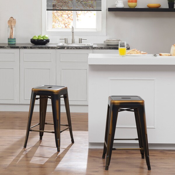 Black Metal Counter Stools Images