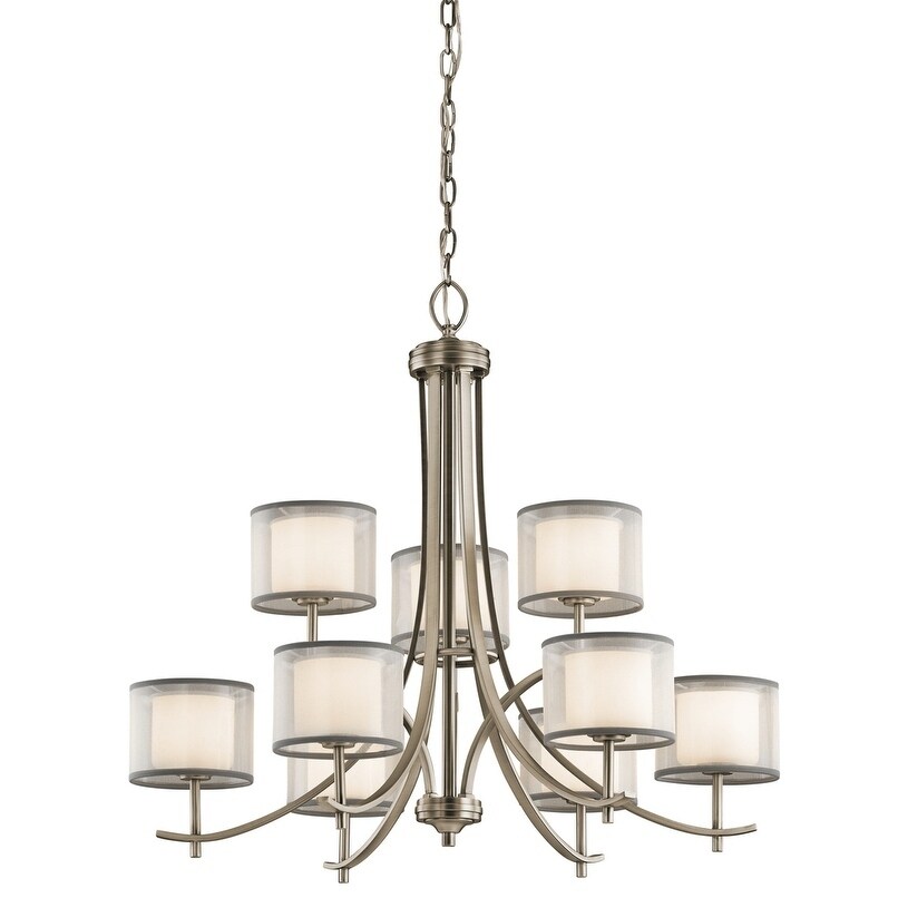 Glass Drop Crystal Chandelier Black 32in Diameter Glass Drop Crystal Chandelier Black 32in Diameter