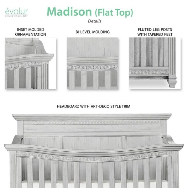 evolur madison crib