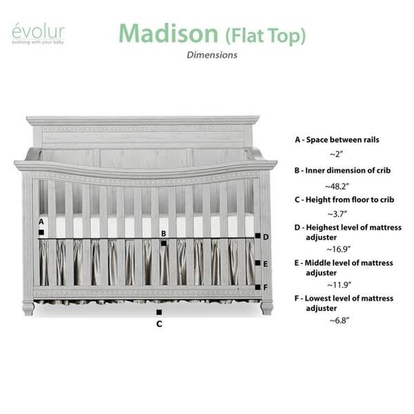 sachin and babi light blue dress Carousel Firm Fiber Crib Mattress main image 1