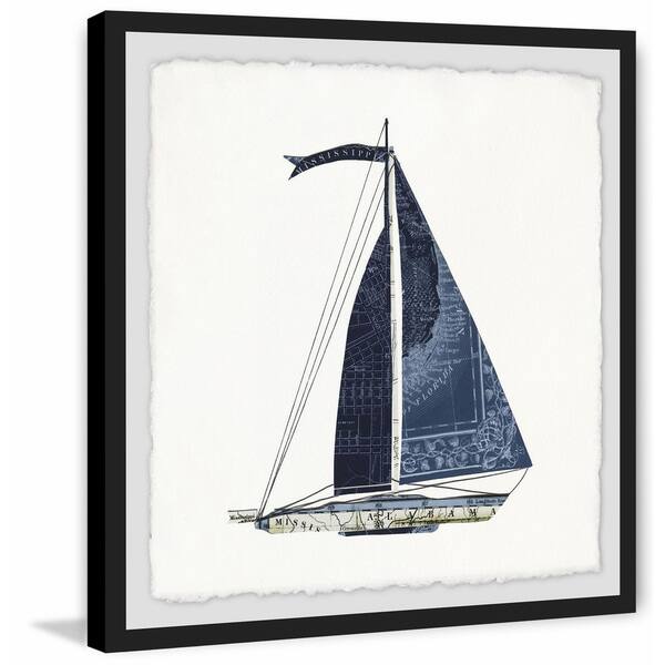 slide 1 of 6, Marmont Hill - Handmade Set Sail III Framed Print