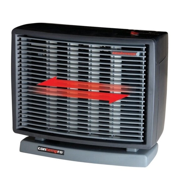 Seabreeze Thermoflo Electric Fan Thermostat Heater Gray Red Seabreeze Thermoflo Electric Fan Thermostat Heater Gray Red