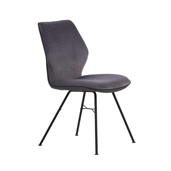 Contemporary Modern Slim-profile Upholstered Dining Chairs (Set of 2)