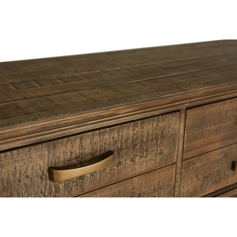 Aurelle Home Modern Solid Wood Console Table