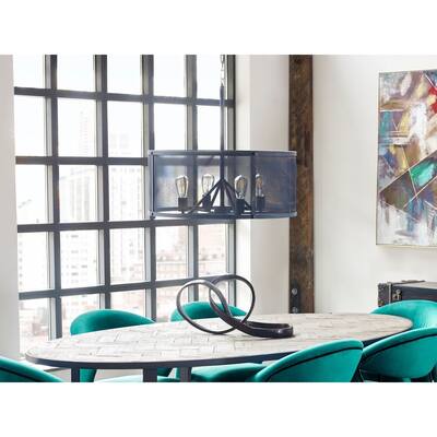 Aurelle Home Industrial Round Pendant Lamp