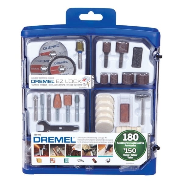 Dremel Accessory Kit 180 Pieces 1-1/2 