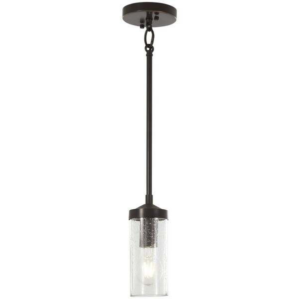Minka Lavery Elyton 1-Light Downton Bronze With Gold Highl Mini Pendant