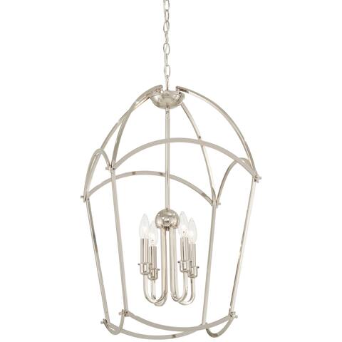Minka Lavery Jupiter's Canopy 4-Light Polished Nickel Pendant