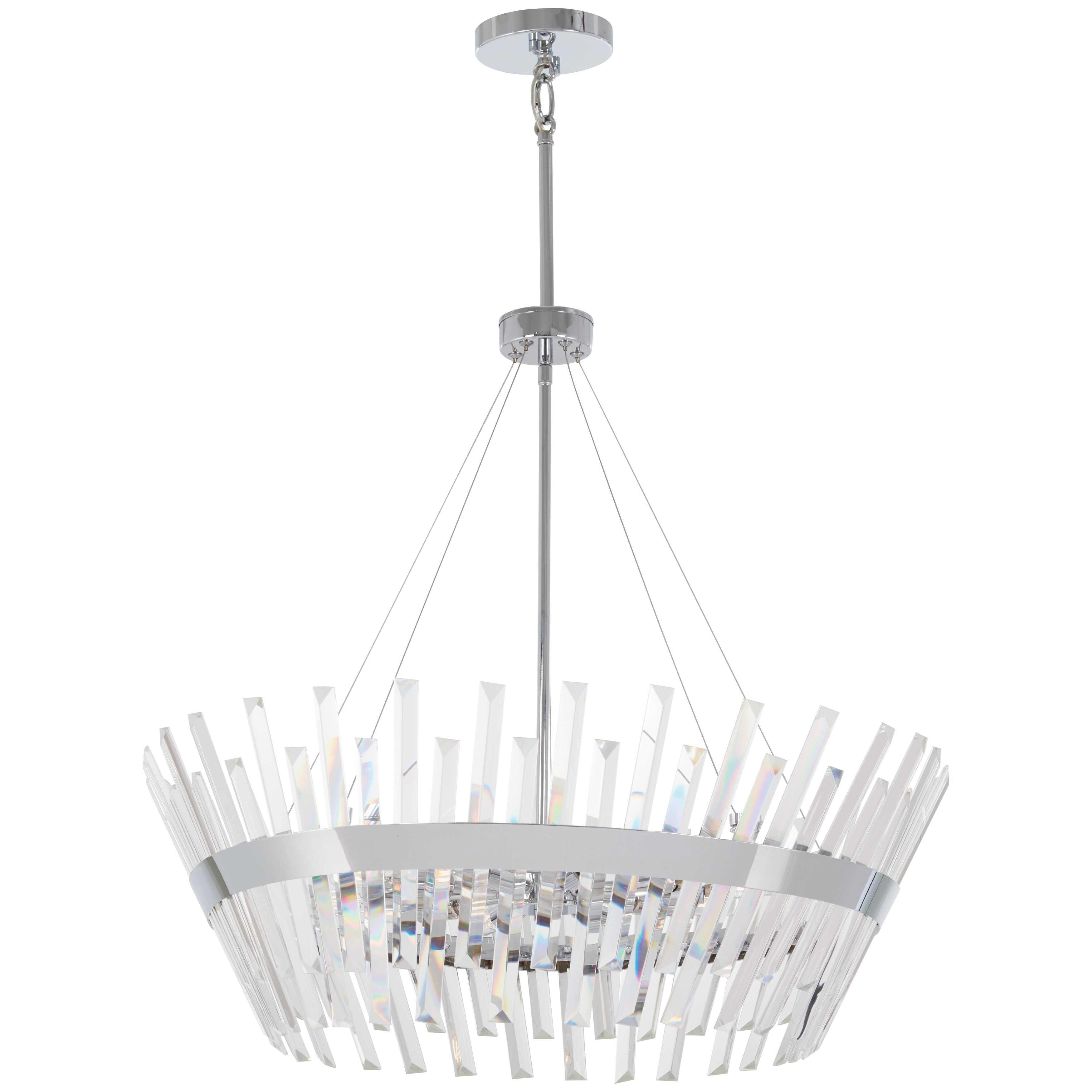 Minka Lavery Echo Radiance 10-Light Chrome Chandelier - Chandeliers For Bedrooms by Overstock.com