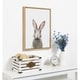 preview thumbnail 1 of 20, Kate and Laurel Sylvie Young Rabbit Framed Canvas by Amy Peterson