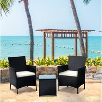 IDS Home Patio Conversation Set with Coffee Table (3 Pieces)