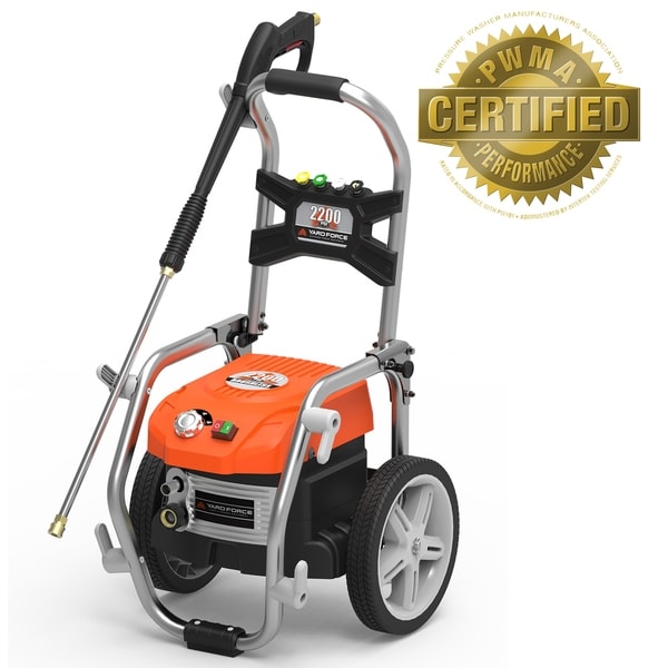 Yard Force 2200 PSI Brushless Electric Pressure Washer with Adjustable Pressure